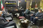 دیدار مدیر کل دامپزشکی استان البرز با رئیس اداره امور شعب بانک ملی استان البرز